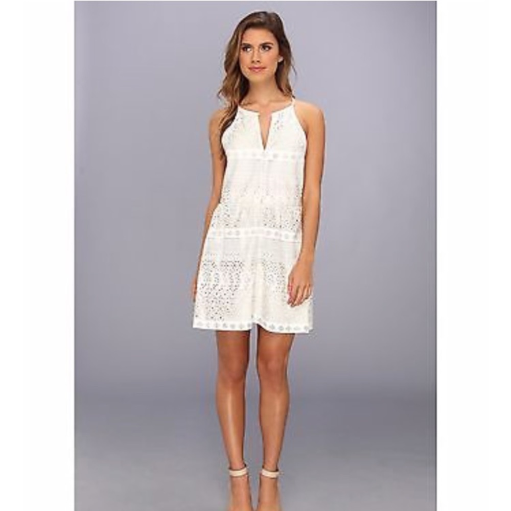 Dolce Vita Vegan Leather Laser Cut Dress